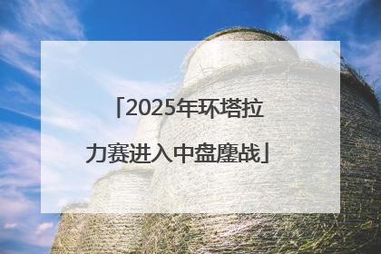 2025年环塔拉力赛进入中盘鏖战