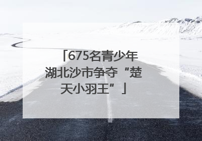 675名青少年湖北沙市争夺“楚天小羽王”