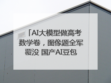 AI大模型做高考数学卷，图像题全军覆没 国产AI豆包和DeepSeek均得分144
